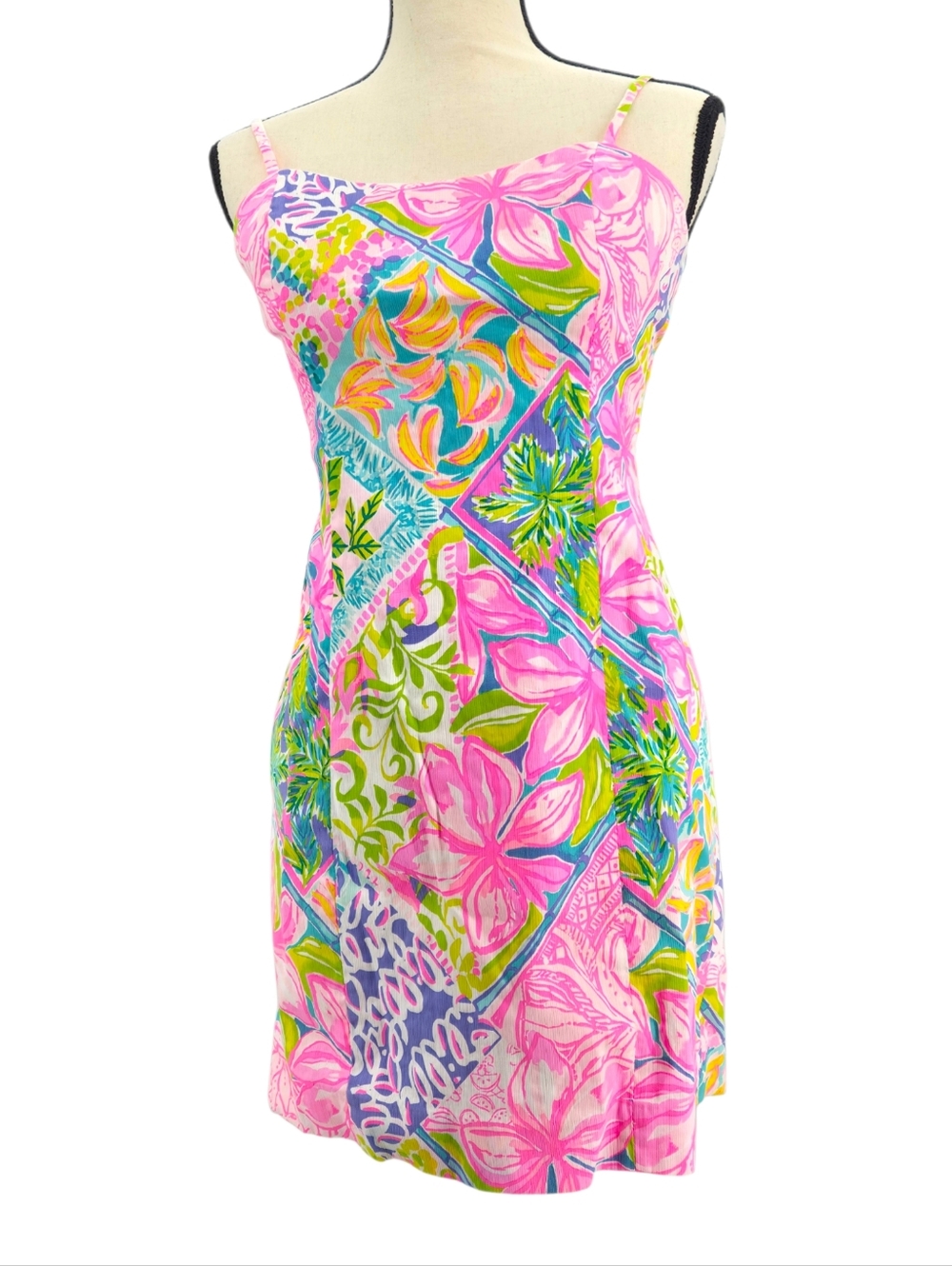 Lilly Pulitzer Pink Multi Color Floral Mini Dress